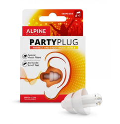 Chrániče Alpine PartyPlug Transparent -19 dB 3+1